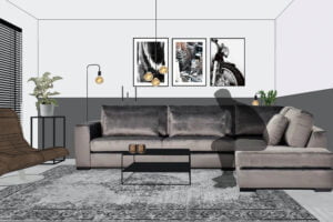 Grijstinten interieur