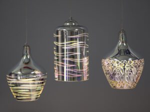 Beliani Hanglamp Holo