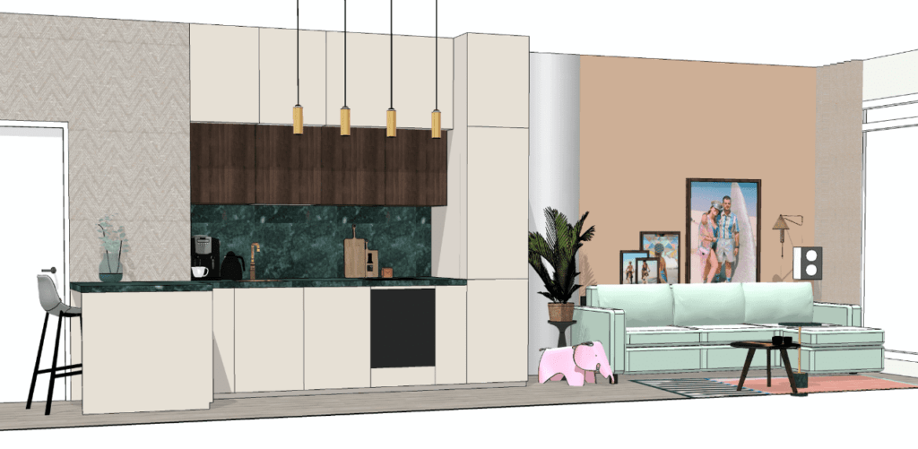 Mascha en Gregor woonkamer